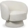 Sessel Bezogen mit Bouclé-Stoff - Gebogenes Design - Dresa image 9