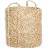 Korb aus Naturfasern mit Griffen - 30x30CM - Taral image 9