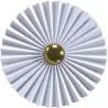 Wandlampe Wandleuchte Blume aus weißem und goldenem Metall - 40CM image 9