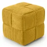 Quadratischer Pouf mit Kord-Bezug - Modernes Design - Cube image 9