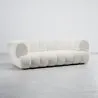 Bouclé Gepolsterte Couch - Moderner Stil - 2/3 Sitzplätze - Gebogener Teddy image 9