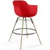 Barhocker im - Skandinavischen Design - Holzbeine - Nordika image 9