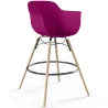Barhocker im - Skandinavischen Design - Holzbeine - Nordika image 9