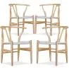 4er-Pack Esszimmerstühle aus Holz - Skandinavischer Stil - Wish image 9