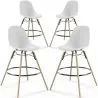 Barhocker - Skandinavisches Design - Holzbeine - 4er-Set - Skögur image 9