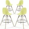 Barhocker - Skandinavisches Design - Holzbeine - 4er-Set - Skögur image 9