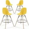 Barhocker - Skandinavisches Design - Holzbeine - 4er-Set - Skögur image 9