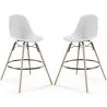 Barhocker - Skandinavisches Design - Holzbeine - 2er-Set - Skögur image 9