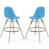 Barhocker - Skandinavisches Design - Holzbeine - 2er-Set - Skögur image 9