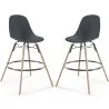 Barhocker - Skandinavisches Design - Holzbeine - 2er-Set - Skögur image 9