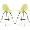 Barhocker - Skandinavisches Design - Holzbeine - 2er-Set - Skögur image 9