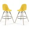 Barhocker - Skandinavisches Design - Holzbeine - 2er-Set - Skögur image 9