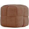 Quadratischer Pouf mit Kord-Bezug - Modernes Design - Cube image 9