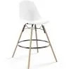 Barhocker aus Samt - Skandinavisches Design und Holzbeine - Skögur image 9