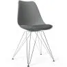 Esszimmerstuhl mit Kissen - Skandinavisches Design und Metall - Skögur image 9