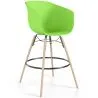 Barhocker - Skandinavisches Design - Naturholzbeine - Melania image 9