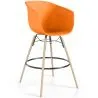 Barhocker - Skandinavisches Design - Naturholzbeine - Melania image 9