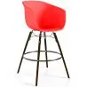 Barhocker - Skandinavisches Design - Dunkle Holzbeine - Pirela image 9