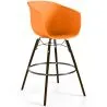 Barhocker - Skandinavisches Design - Dunkle Holzbeine - Pirela image 9