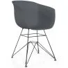 Esszimmerstuhl - Skandinavisches Design - Schwarze Beine - Polin image 9