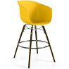 Barhocker - Skandinavisches Design - Dunkle Holzbeine - Pirela image 9