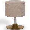 Hocker Mit Stauraum Gepolstert In Chenille - Tony image 9