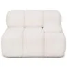Modulares Ecksofa Links - Bezogen Mit Weißem Bouclé-Stoff - Bianca image 9