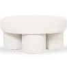 Design-Ottoman In Weißem Bouclé – Moderner Couchtisch - Sera image 9