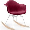 Schaukelstuhl Modern Stoff Gepolstert – Nordic Stil - Nordika image 9