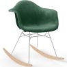 Schaukelstuhl Modern Stoff Gepolstert – Nordic Stil - Nordika image 9