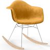 Schaukelstuhl Modern Stoff Gepolstert – Nordic Stil - Nordika image 9