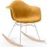 Schaukelstuhl Modern Stoff Gepolstert – Nordic Stil - Nordika image 9