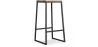 Hocker im Industriedesign - Holz & Metall - 76cm - Big Boy image 9