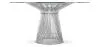 Runder Esstisch - Glas und Metall - Barrel image 9