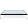 Quadratischer Couchtisch - Glas - 120 cm - Kart image 9