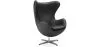 Sessel mit Armlehnen - Lederbezug - Eiform-Design - Brave image 9