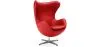 Sessel mit Armlehnen - Lederbezug - Eiform-Design - Brave image 9