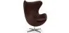 Sessel mit Armlehnen - Lederbezug - Eiform-Design - Brave image 9