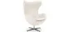Sessel mit Armlehnen - Lederbezug - Eiform-Design - Brave image 9