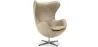 Sessel mit Armlehnen - Lederbezug - Eiform-Design - Brave image 9
