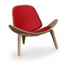Designer-Sessel - Skandinavischer Sessel - Kunstlederbezug - Lucy image 9