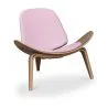 Designer-Sessel - Skandinavischer Sessel - Kunstlederbezug - Lucy image 9