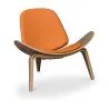 Designer-Sessel - Skandinavischer Sessel - Kunstlederbezug - Lucy image 9