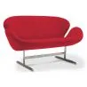 Gekrümmtes 2-Sitzer Sofa - Stoffbezug - Svin image 9