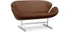 Gekrümmtes Sofa - Kunstlederbezug - 2-Sitzer - Svin image 9