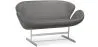 Gekrümmtes Sofa - Kunstlederbezug - 2-Sitzer - Svin image 9