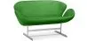 Gekrümmtes Sofa - Kunstlederbezug - 2-Sitzer - Svin image 9