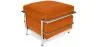 Quadratischer Fußhocker - Bezug aus Kunstleder - Kart image 9