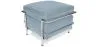 Quadratischer Fußhocker - Bezug aus Kunstleder - Kart image 9