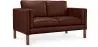 Sofa mit Lederbezug - 2-Sitzer - Mordecai image 9
